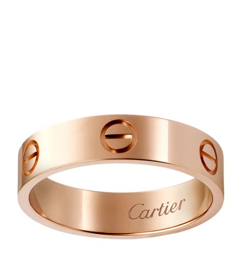 Cartier Rose Gold Love Ring Harrods Us