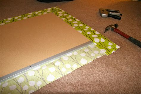 One Delightful How To Make A Fabric Covered Bulletin Board