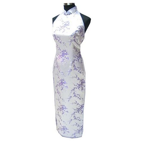 sexy burgundy backless traditional chinese dress long halter cheongsam qipao novelty dripping