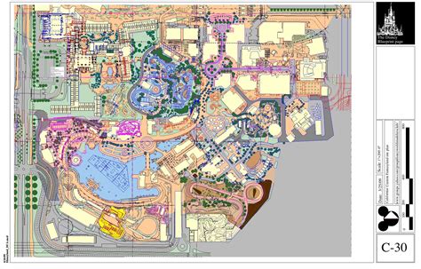 California Adventure Theme Park Map