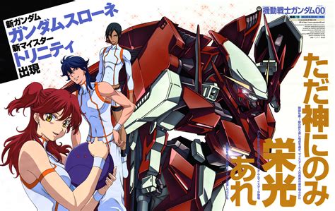 Mobile Suit Gundam 00 Gundam 00 Trinity Minitokyo