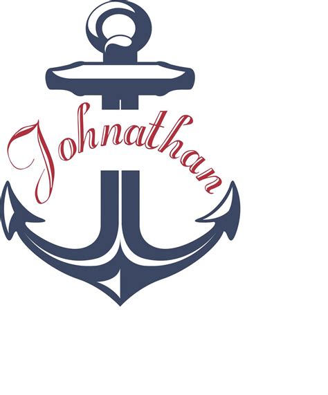 Personalized Nautical Wall Decal Personalized Anchor Wall Etsy