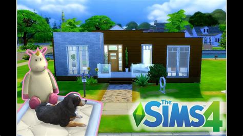 Small House For 1 Person Dog The Sims 4 Youtube