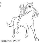 Free spirit and lucky coloring page the netflix show is a big hit so fans will want to see each and every episode. Lucky from Spirit Riding Free Coloring Pages with Horse ...