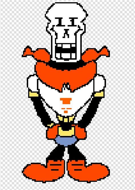 Cursed Front Facing Papyrus Battle Sprite Colored By Vikt3211 On Deviantart