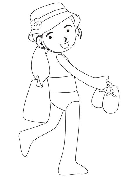 Swimsuit Coloring Pages Coloring Home