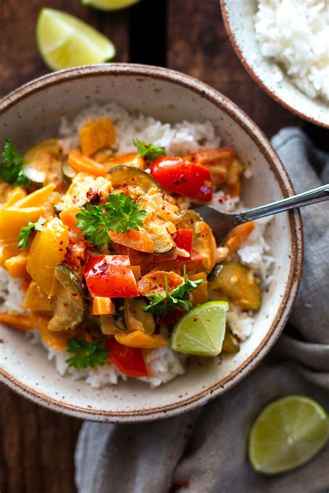 Thai- Gemüse - Curry mit Kokosmilch 30 Minuten