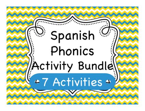 Spanish Phonics And Pronunciation Activities Teaching Resources