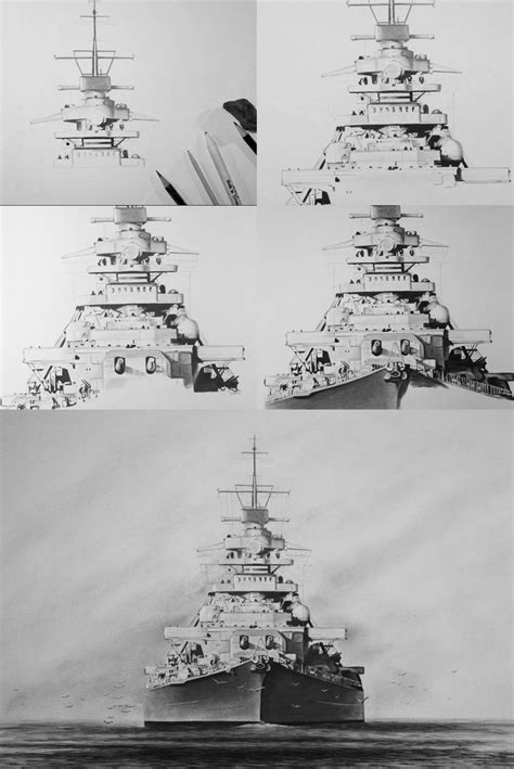 Work In Progress Battleship Bismarck By Rainerkalwitz On Deviantart