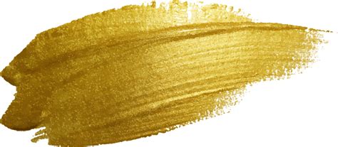 Gold Paint Stroke Png 11 Yellow Paint Brush Strokes Png Transparent