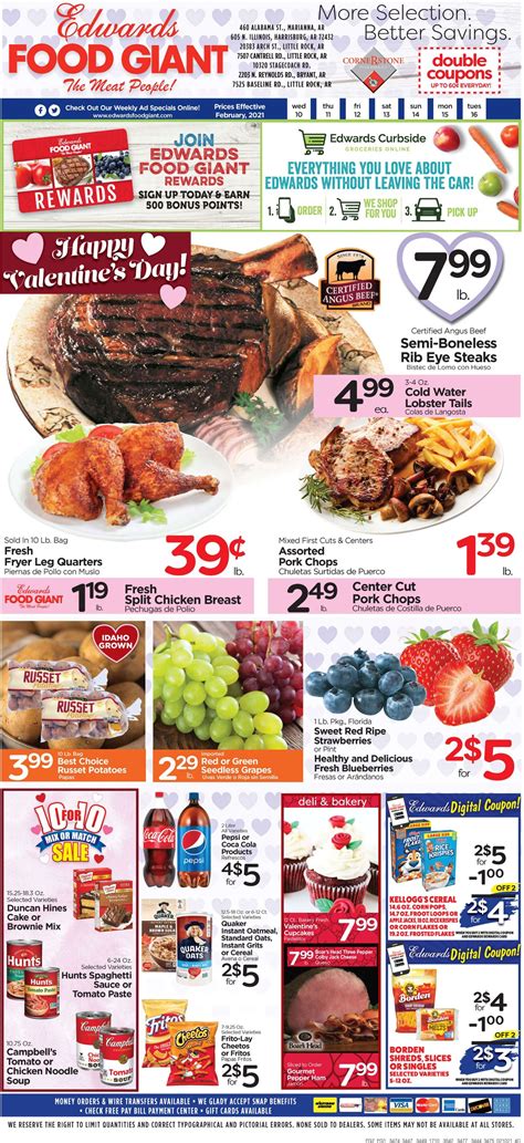 Edwards Food Giant Ad Circular - 02/10 - 02/16/2021 | Rabato