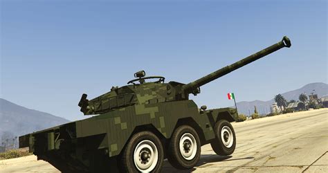 Panhard Erc90 F4 Mexican Army Mexico Mod Add On Fivem Gta5