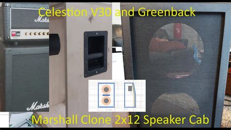 Marshall Clone 2x12 Diy Guitar Speaker Cabinet Youtube
