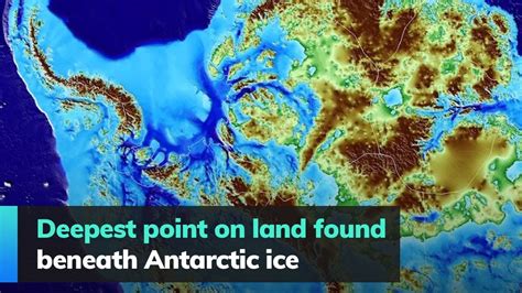deepest point on land found beneath antarctic ice youtube