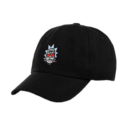 The New Us Animation Rick Caps Dad Hat Rick And Morty Hats Adjustable
