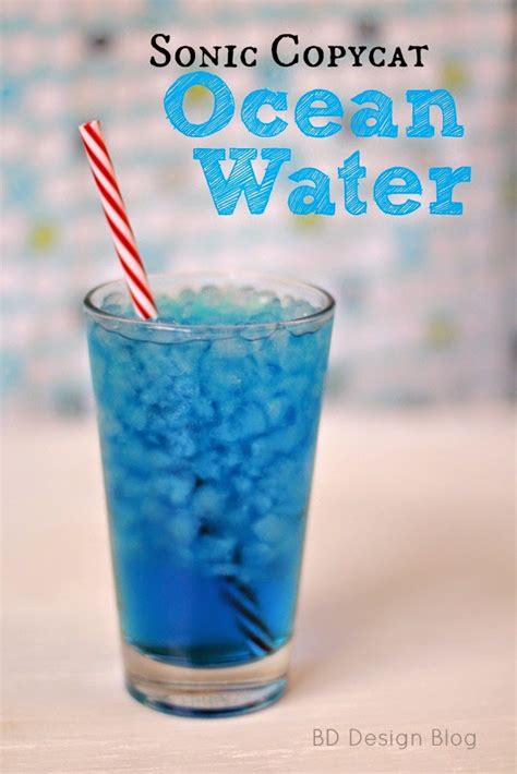 Sonic Ocean Water Copycat Recipe Painted Confetti