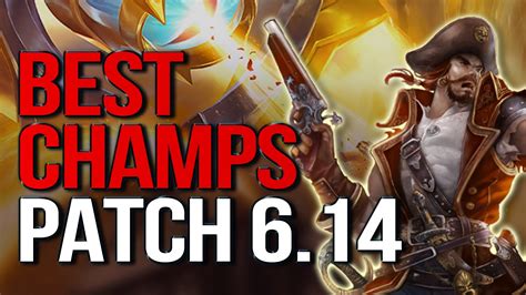 Best Op Champions In Every Role Patch 614 Builds And Masteries Etc