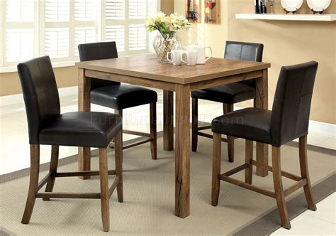 Rustic counter height dining table sets. CM3555T-42 Sorrel II 5Pc Counter Height Dining Set in ...