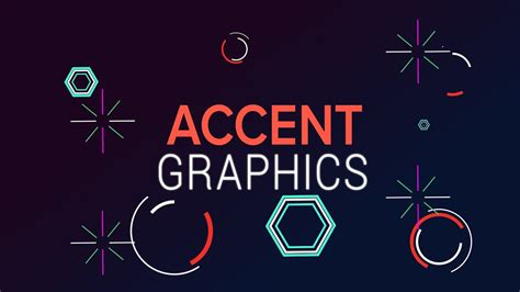 Accent Graphics Shapes And Typography Youtube