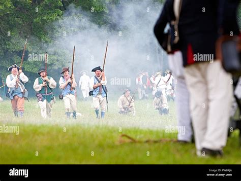 Annual Reenactment Of The Battle Of Monmouth Revolutionary War