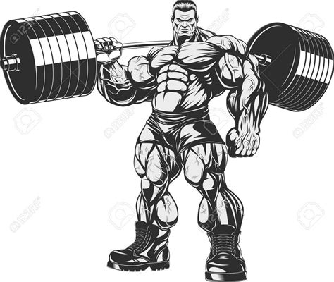 71381111 Vector Illustration Strict Coach Bodybuilding And Fitness At
