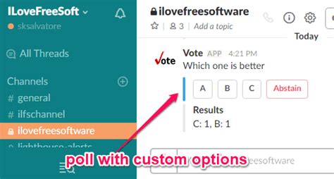 How to Create Anonymous Poll in Slack