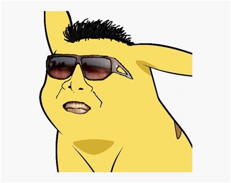 Pikachu Pokémon Go Eyewear Face Hair Yellow Nose Facial Dank Meme
