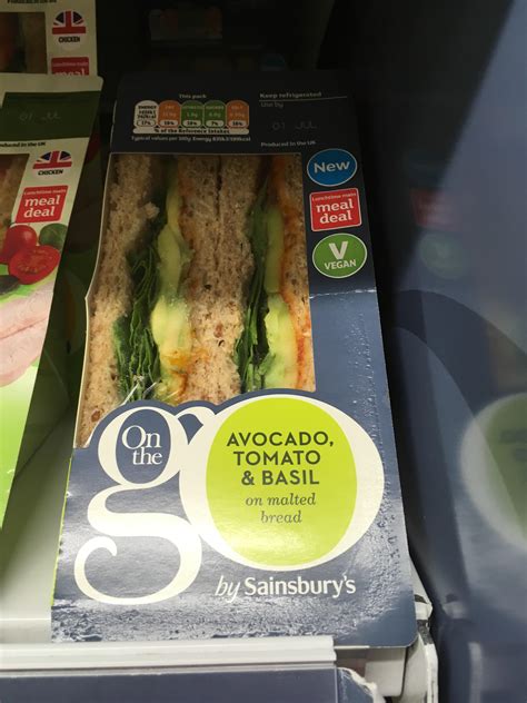 for all uk vegans sainsbury s finally have a vegan sandwich in their range not groundbreaking