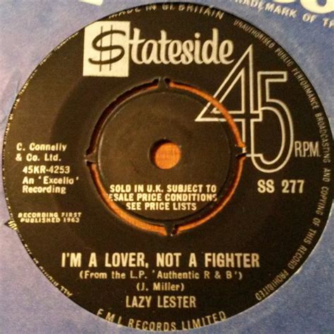 Lazy Lester I M A Lover Not A Fighter Vinyl Discogs