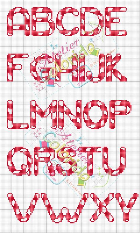 Alle lettere dell'alfabeto si appoggiano deliziosi orsetti colorati.sono dei simpaticissimi. 280 best Stitch Christmas Alphabets images on Pinterest ...