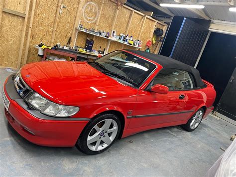 Beautiful And Rare Colour Saab Aero Hot Convertible Sold Car