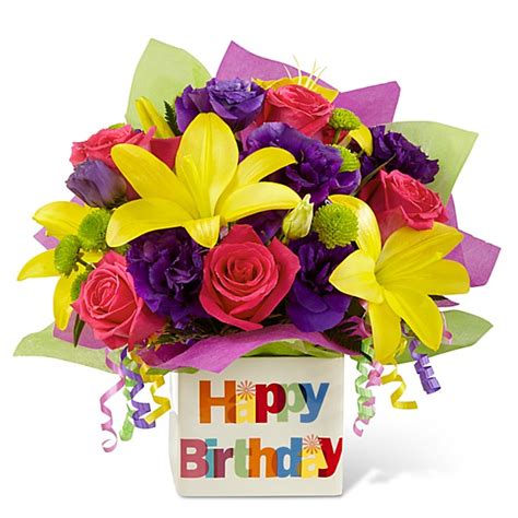 Both flowers and cakes are wrapped beautifully to ensure that the best combo gets delivered at the doorstep. 60th Birthday Gifts: Flowers & Gift Baskets for a 60th ...