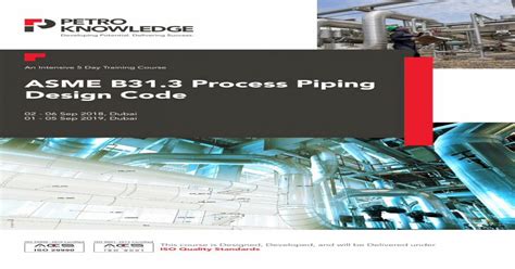 Asme B313 Process Piping Design Code 201805