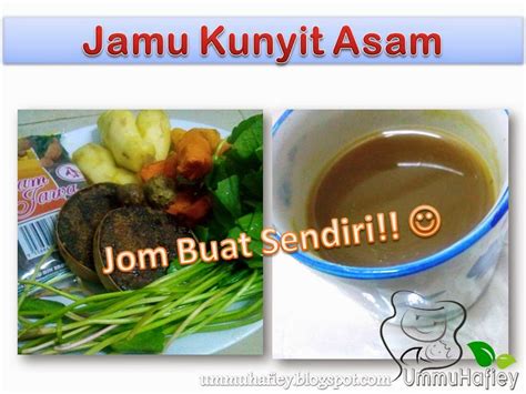 Rebus daging ayam (bisa berupa daging atau jeroannya), kemudian ambil untuk porsi 1 kali makan beserta kaldu secukupnya. Officially a Working At Home Mom (WAHM): Jamu Kunyit Asam -DIY