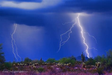 Colorful Sonoran Desert Storm The Colors Of The Arizona