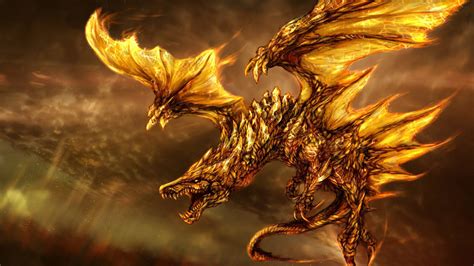 Yellow Black Fire Fantasy Dragon Hd Dragon Wallpapers Hd Wallpapers