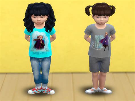 The Sims Resource Frozen 2 Anna Shirts For Toddlers
