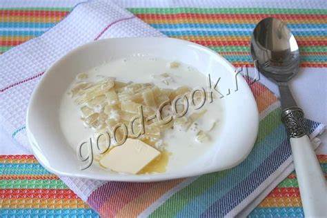 Молочный суп рецепт диета 5
