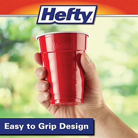 Hefty Party On Disposable Plastic Cups Red 18 Ounce 30 Count Pricepulse