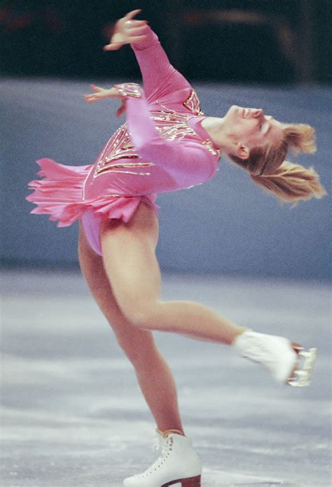 oakland 1991 tonya harding of the usa performs in the fall skate america figure skating