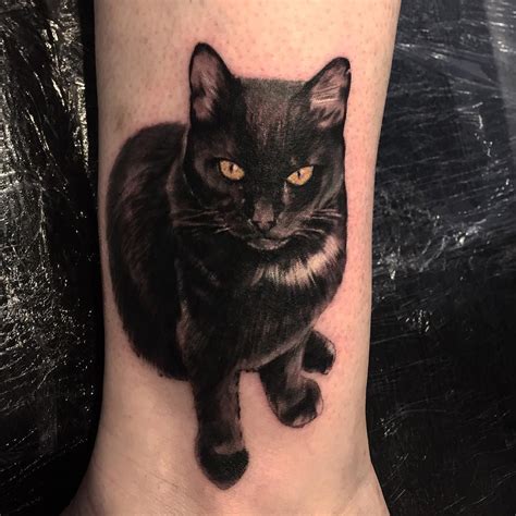 40 Mysterious Black Cat Tattoo Ideas Are They Good Or Evil Cat