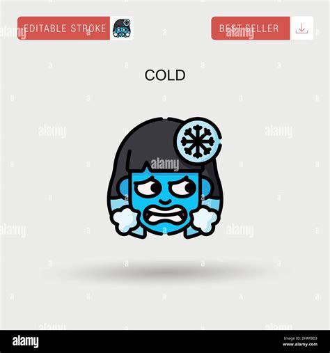 Freezing Woman Stock Vector Images Alamy