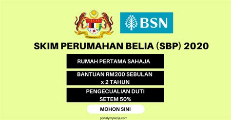 Kerajaan telah melancarkan satu skim perumahan belia bsn. Permohonan Skim Perumahan Belia (SPB) BSN MyHome 2020 ...