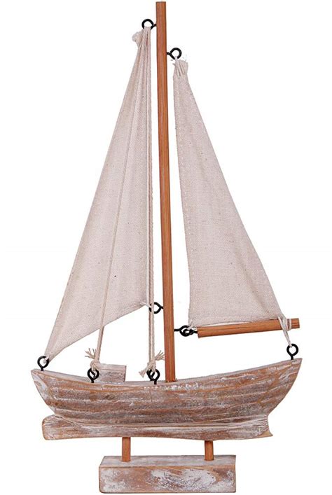 Buy Wood Sail Boat B Wooden Sailboat Model Decoration Mini Wood Sailing Boat Ship Model