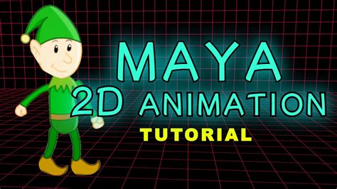 Maya Tutorial How To Make A 2d Animation Or Cartoon Youtube