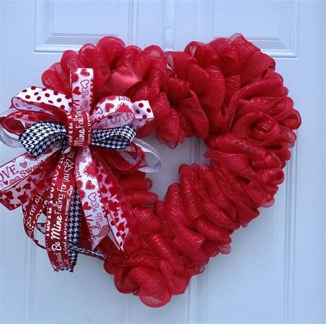 Heart Wreath Tutorial Tutorial For Wreath How To Make A Etsy