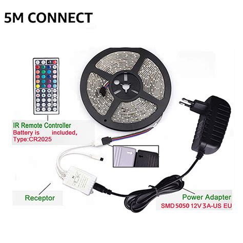 Led Strip Lights Kit With Wireless Remote Controller Lazyease