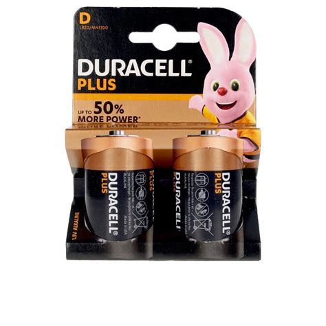 Duracell Plus Power Lr20mn1300 Pilas Pack X 2 Uds Maquillage Pilates