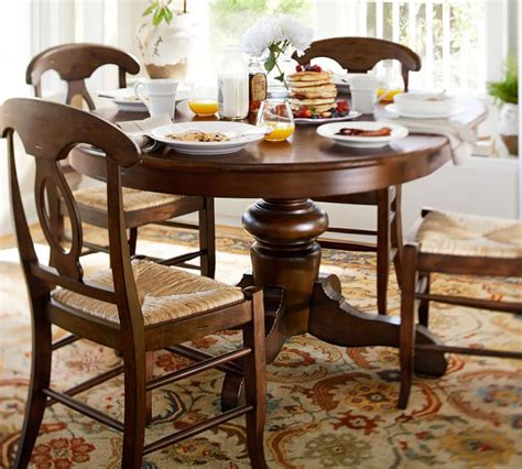 Looking for extendable dining tables in classic or modern design? Top 50 Shabby Chic Round Dining Table and Chairs - Home ...