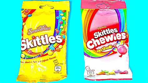 Open Skittles Smoothies And Fruits Skittles Chewies 👉 No Shell 👈 Candy